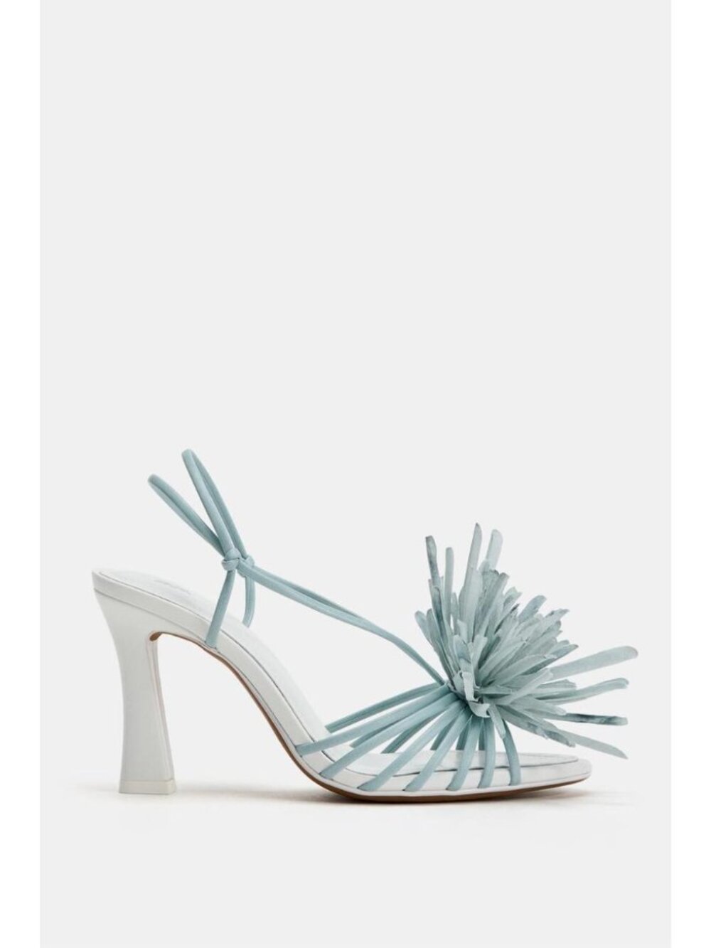 ZARA FLORAL HEELED SANDALS 2334/810/001